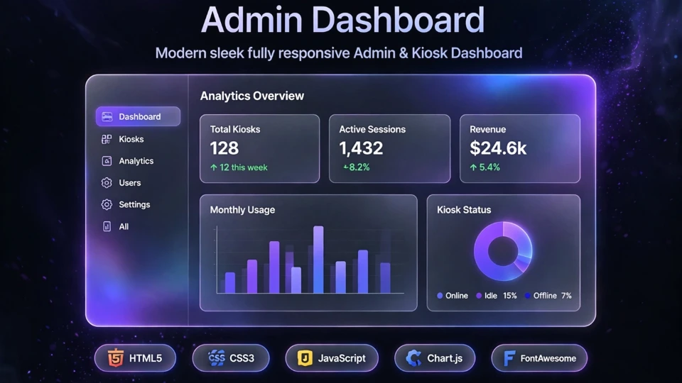 OmniKiosk Admin Dashboard