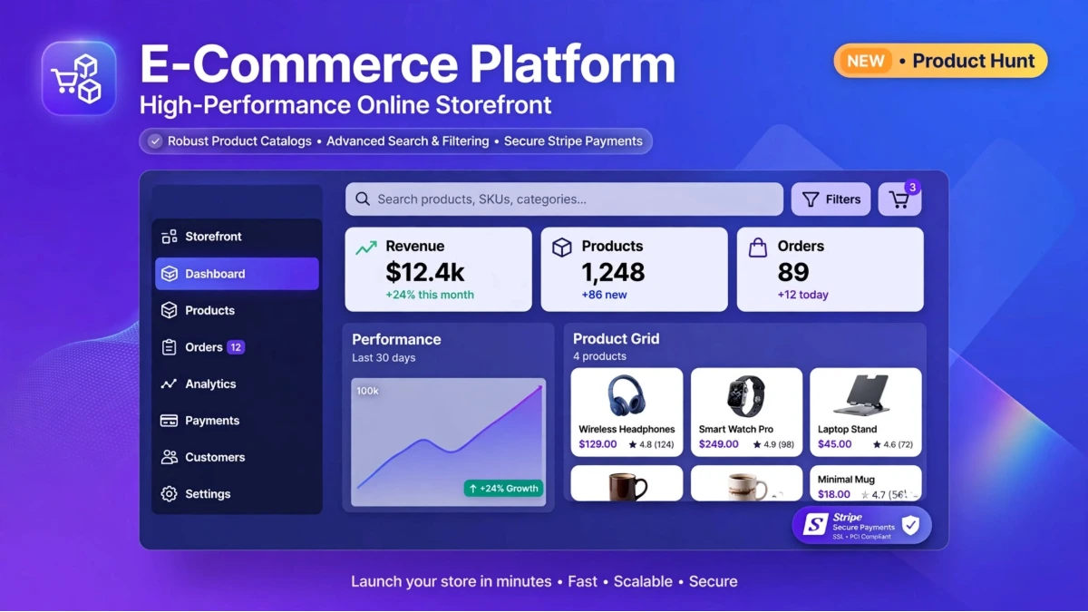 E-Commerce Platform — AmanProjects