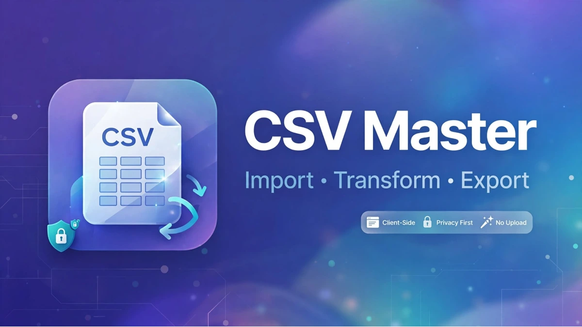 CSV Master: The Ultimate Client-Side Tool — AmanProjects